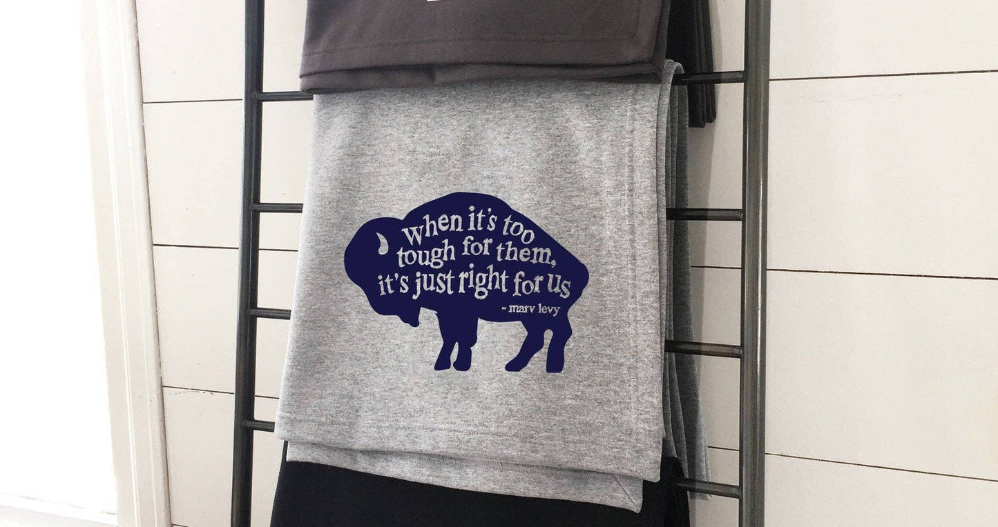 Buffalo Bills Throw Blanket | Marv Levy