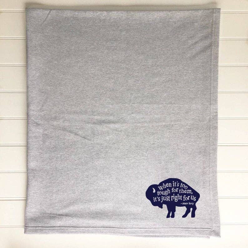 Buffalo Bills Throw Blanket | Marv Levy