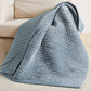 Velvet Stitch Quilted Throw Blanket