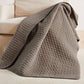Velvet Stitch Quilted Throw Blanket