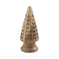 Natural Carved Wooden Christmas Tree | Small