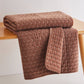 Velvet Stitch Quilted Throw Blanket
