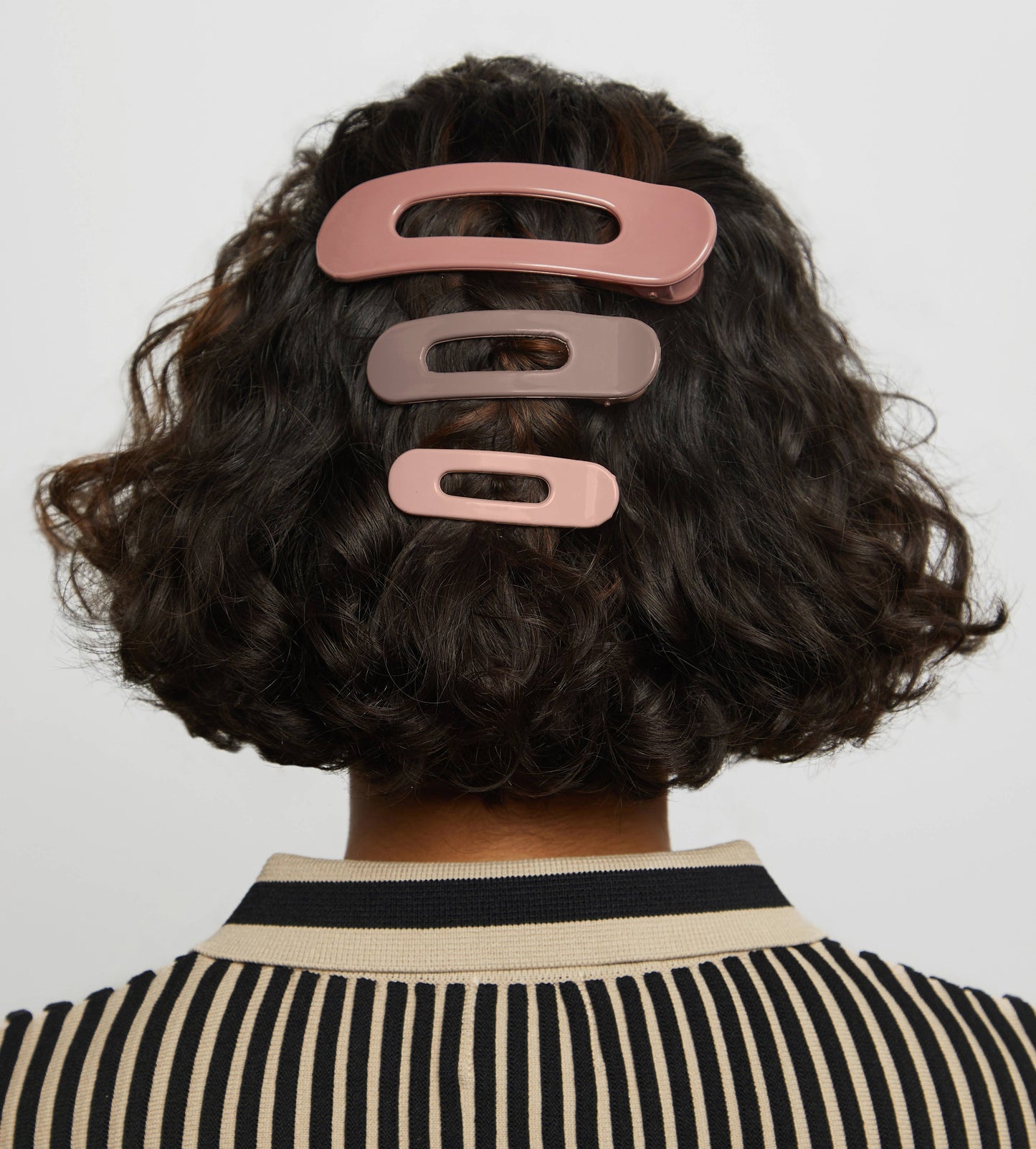 Flat Lay Claw Clip 3pc Flat | Terracotta