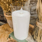 Clear Glass Moving Flame LED Candle