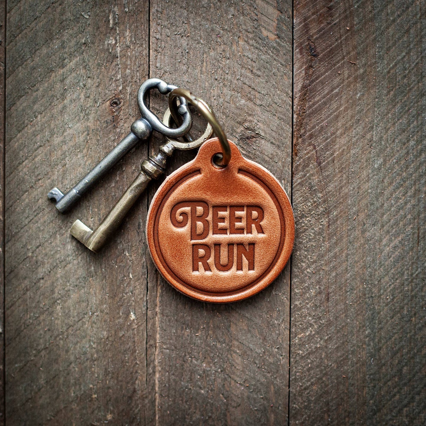 Leather Keychain