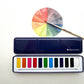 Watercolor Set w/ Wood Paintbrush