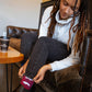 Red And Blue Zebra Buffalo Socks