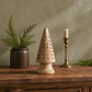 Natural Carved Wooden Christmas Tree | Small