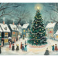 Village Tree Christmas Jigsaw Puzzle