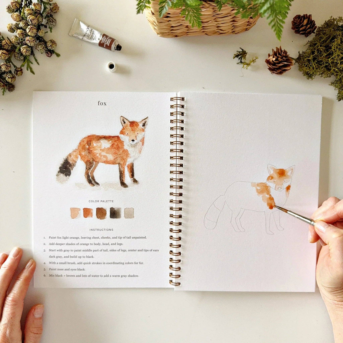 Watercolor Book | Woodland
