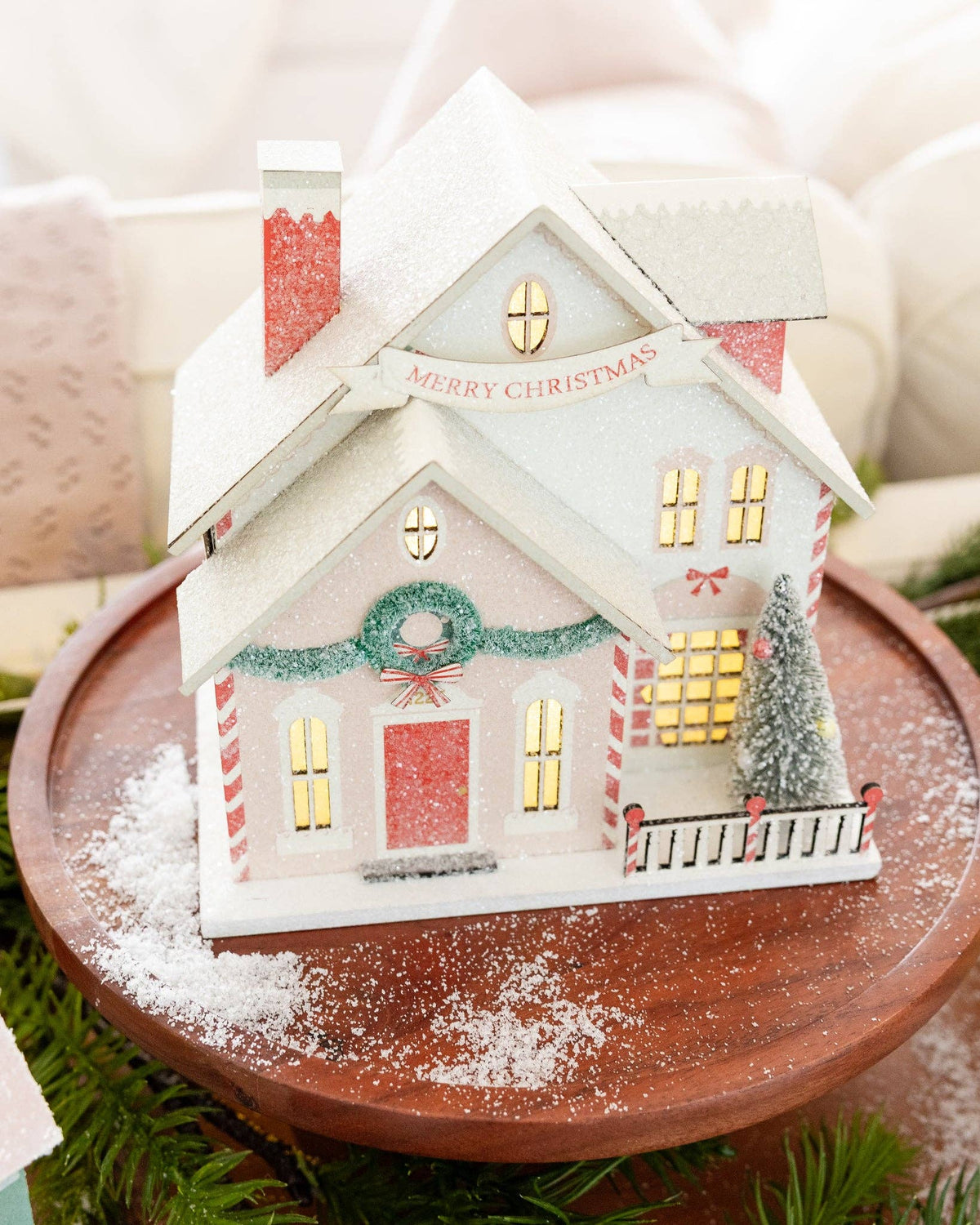 Santa's Light Up Christmas Village House