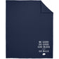 Be Good Do Good God Bless Go Bills Stadium Blanket | Navy