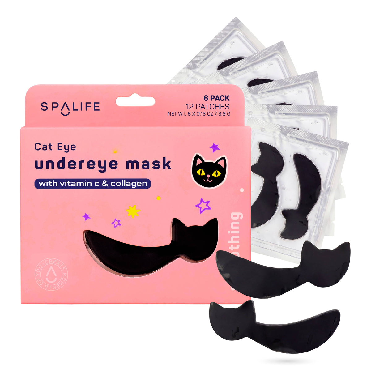 Cat Shaped Smoothing Eye Patches l 6 Pack
