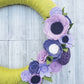 Chartreuse Yarn Wreath