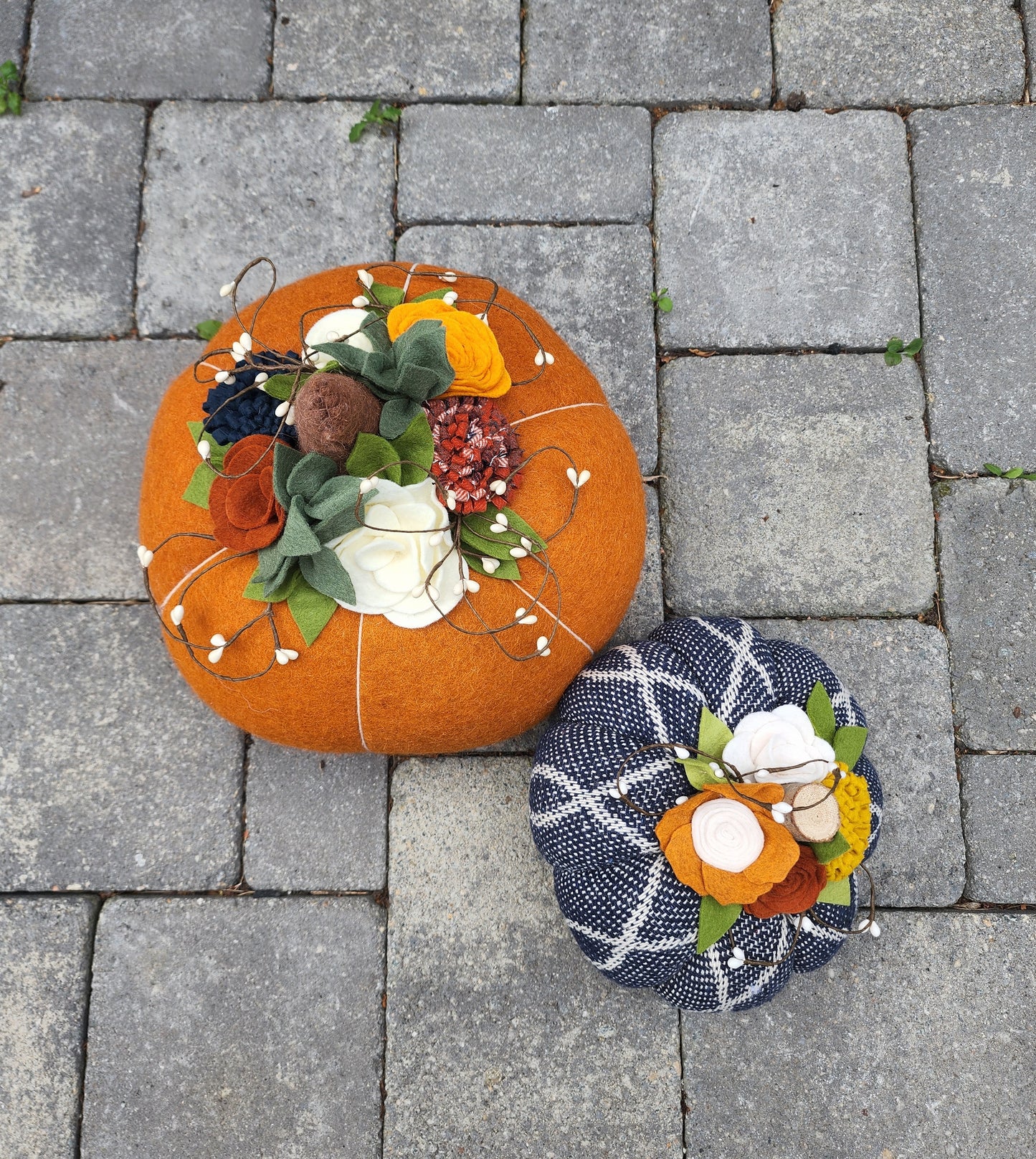 Harvest Blues Pumpkin