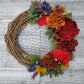 Fall Rainbow Wreath