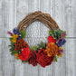 Fall Rainbow Wreath