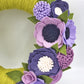 Chartreuse Yarn Wreath