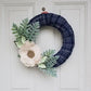 Winter Flannel Wreath