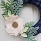 Winter Flannel Wreath