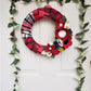 Christmas Flannel Wreath