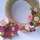 Wildflower Burlap Wreath