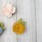 Set of 3 Felt Flower Magnets