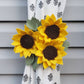 Sunflower Curtain Tiebacks